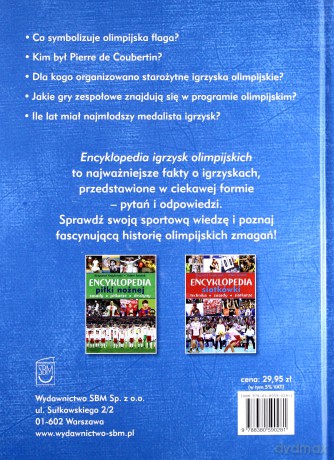 Encyklopedia Igrzysk Olimijskich pytania i odpowiedzi - Krzysztof Szujecki (twarda) [KSIĄŻKA]