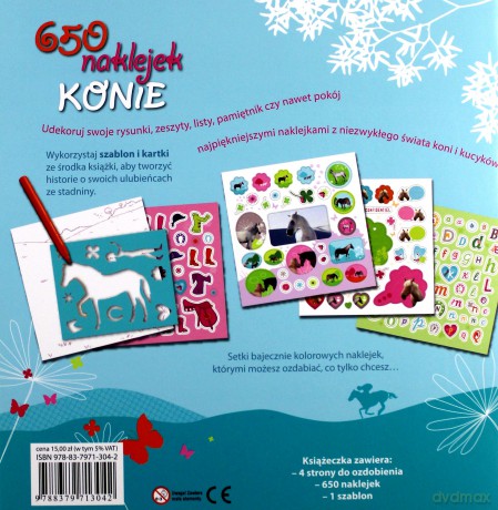 650 naklejek konie [KSIĄŻKA]