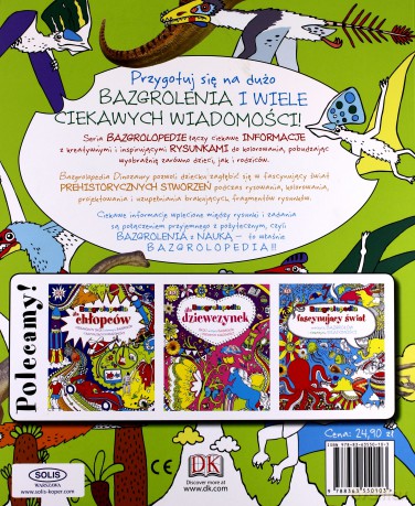Dinozaury. Bazgrolopedia [KSIĄŻKA]