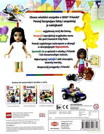 Fotonaklejki. Lego Friends [KSIĄŻKA]