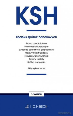 Kodeks spółek handlowych [KSIĄŻKA]