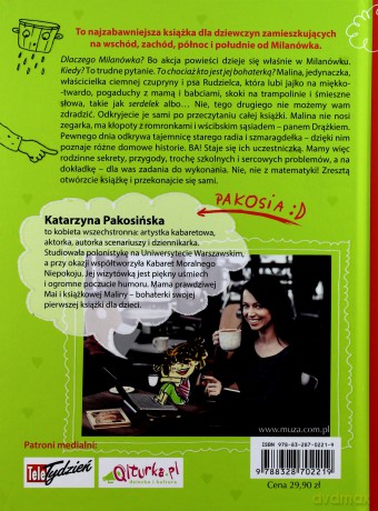 Malina cud dziewczyna - Katarzyna Pakosińska (twarda) [KSIĄŻKA]
