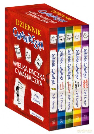 Pakiet Wielka paczka cwaniaczka dziennik cwaniaczka - Jeff Kinney [KSIĄŻKA]