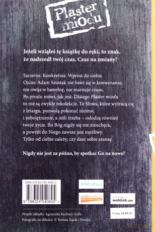 Plaster miodu - Adam Szustak [KSIĄŻKA]