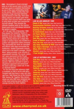 G.B.H.: Live In Los Angeles/Live At Victoria Hall [DVD]