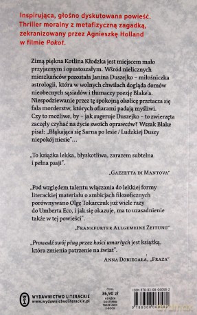 Prowadź swój pług przez kości umarłych - Olga Tokarczuk [KSIĄŻKA]