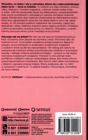 Psychologia relacji czyli jak budować świadome związki z partnerem dziećmi i rodzicami - Mateusz Grzesiak [KSIĄŻKA]