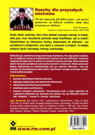 Szachy dla przyszłych mistrzów - Jerzy Konikowski [KSIĄŻKA]