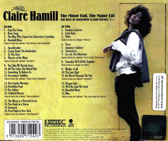 Claire Hamill: The Best Of (The Minor Fall, The Major Lift) [2CD]