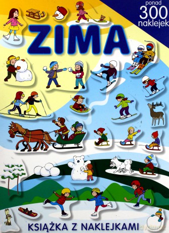 Zima. Ponad 300 naklejek [KSIĄŻKA]
