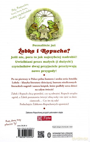 Żabek i ropuch razem - Arnold Lobel (twarda) [KSIĄŻKA]