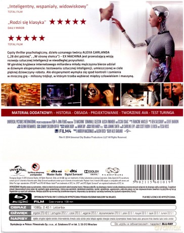 Ex Machina (steelbook) [Blu-Ray]