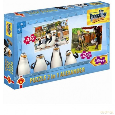 ALEXANDER 2 w 1 Pingwiny z Madagaskaru [PUZZLE]