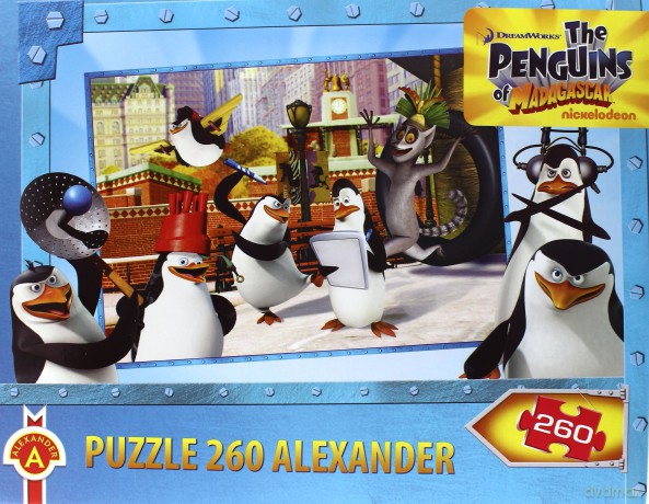 ALEXANDER 260 el. Pingwiny z Madagaskaru [PUZZLE]