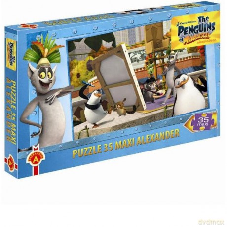 ALEXANDER 35 el. Maxi Pingwiny z Madagaskaru [PUZZLE]