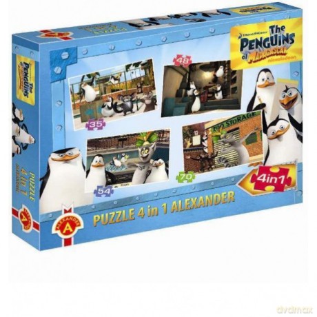 ALEXANDER 4 w 1 Pingwiny z Madagaskaru [PUZZLE]