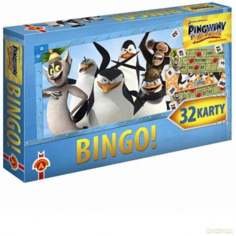 ALEXANDER Bingo Pingwiny z Madagaskaru [PUZZLE]