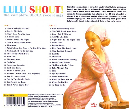 Lulu: Shout! The Complete Decca Recordings [2CD]