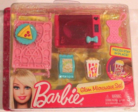 BARBIE Akcesoria do domku Mikrofalówka