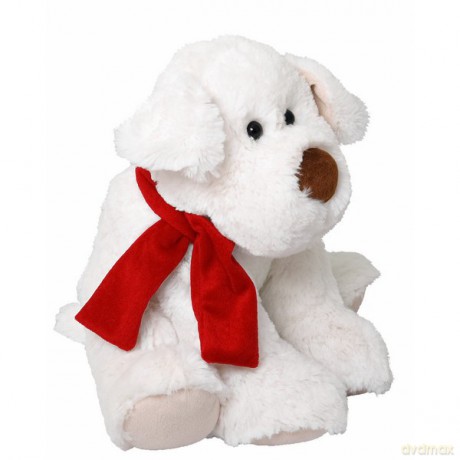 BEPPE Pies Ricco 23 cm bialy z kokardą