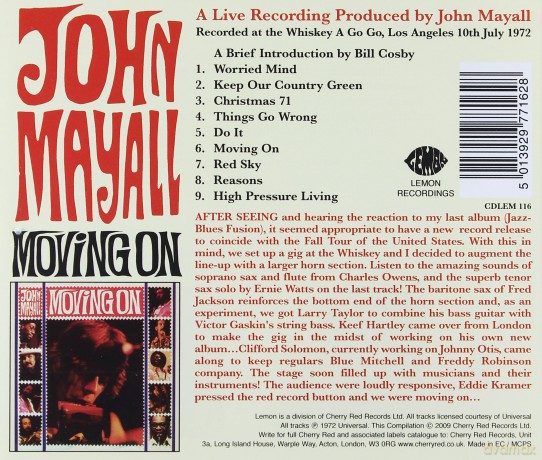John Mayall: Moving On [CD]