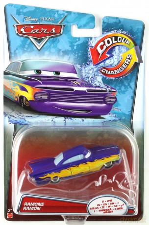CARS Samochód zmieniający kolor, Roman [FIGURKA]