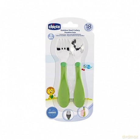 CHICCO Sztućce metalowe