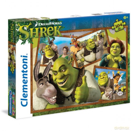 CLEMENTONI 104 el. Shrek [PUZZLE]