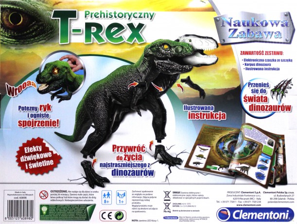 CLEMENTONI Prehistoryczny TRex