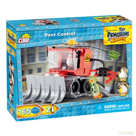 COBI Pingwiny Buldożer Pest Control [KLOCKI]
