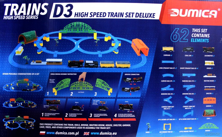 DUMEL Zestaw deluxe high speed train