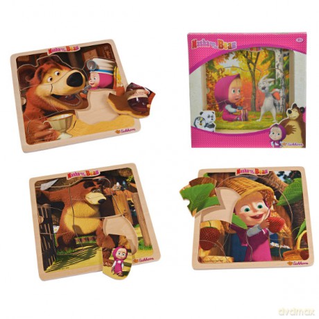 EICHHORN Masza Puzzle kształty (4 wzory) [PUZZLE]