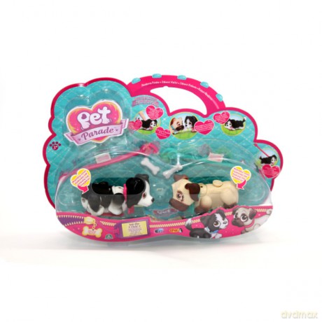 EPEE Pet Parade Border Collie i Mops [FIGURKA]