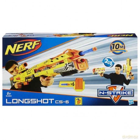 HASBRO Nerf NStrike Longshot CS6 new