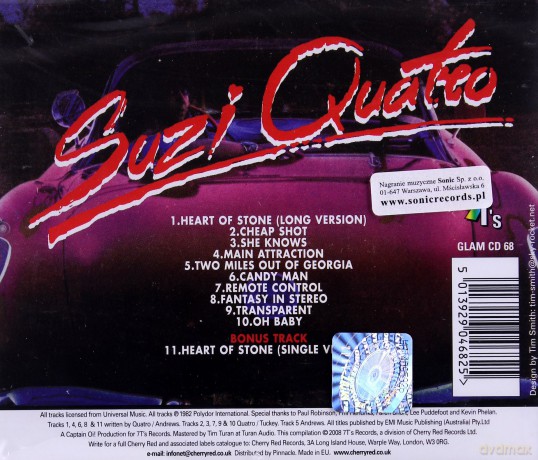 Suzi Quatro: Main Attraction [CD]
