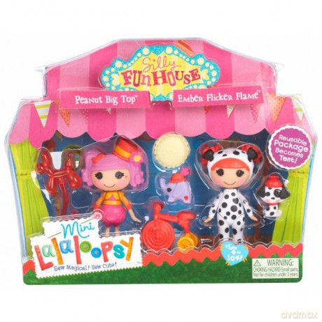 LALALOOPSY Mini Domek cyrkowy i 2 lalki