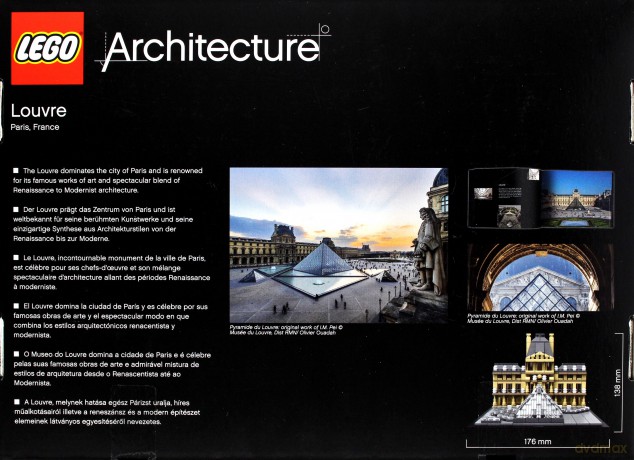 LEGO Architecture Louvre (21024) [KLOCKI]