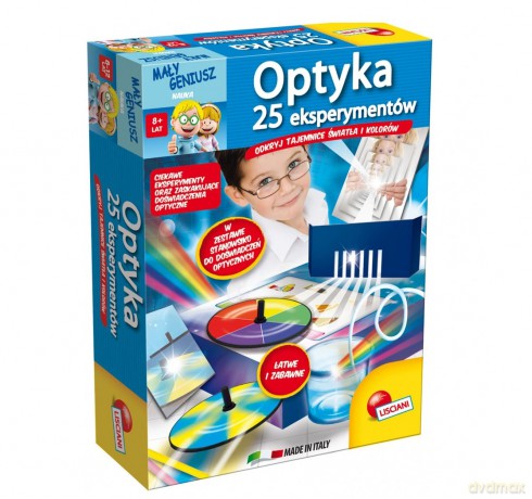 LISCIANIGIOCHI Optyka 25 eksperymentów [GRA]