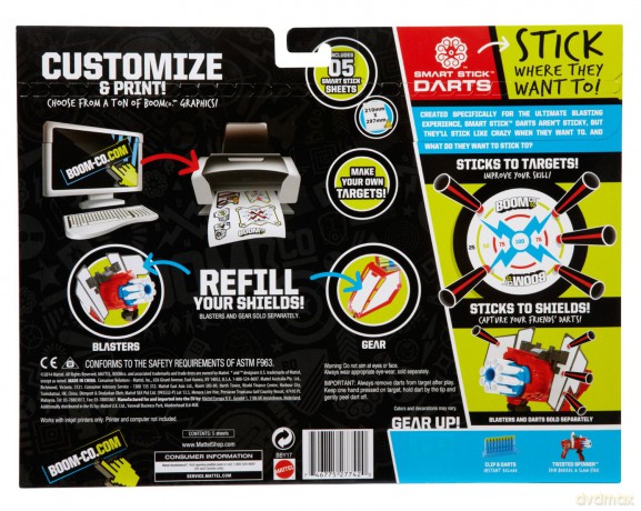 MATTEL BoomCo Magazynek i rzutki [GRA]