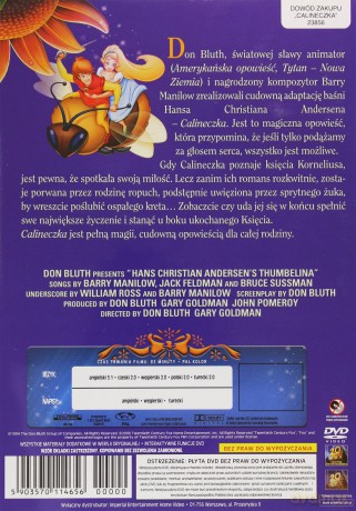 Calineczka (polski lektor) [DVD]