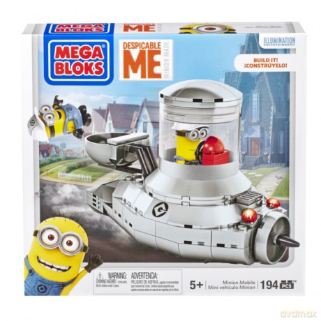 MEGA BLOKS Minionki Duży pojazd [KLOCKI]