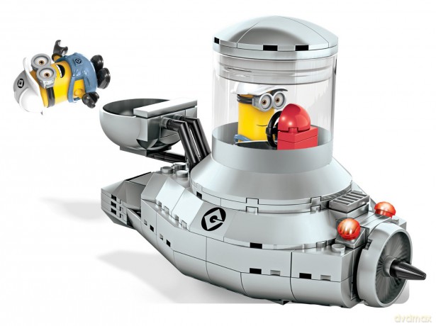 MEGA BLOKS Minionki Duży pojazd [KLOCKI]