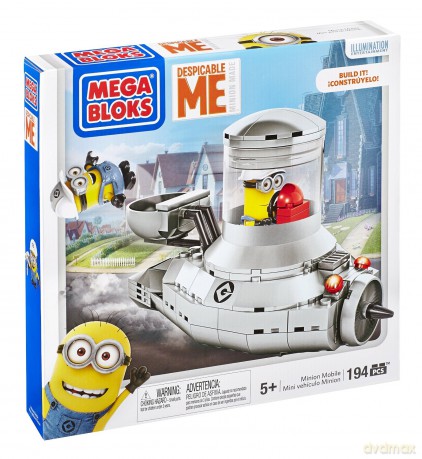 MEGA BLOKS Minionki Duży pojazd [KLOCKI]