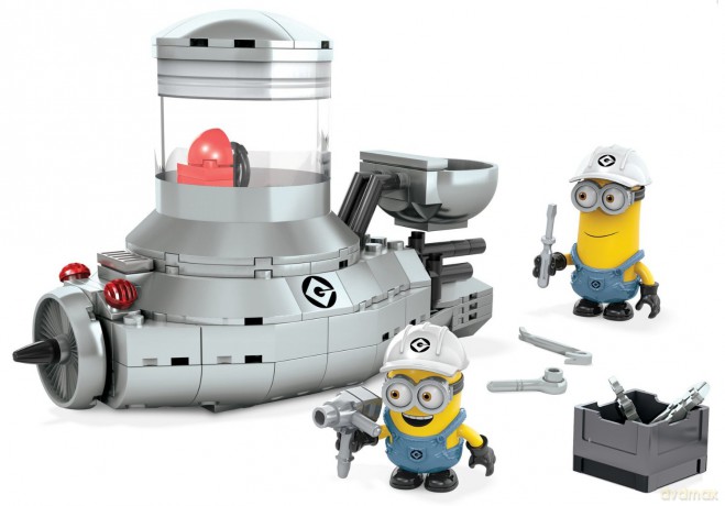 MEGA BLOKS Minionki Duży pojazd [KLOCKI]
