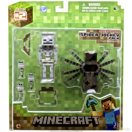 MINECRAFT Zestaw Spider Jockey [FIGURKA]