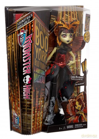 MONSTER HIGH Gwiazdy Boo Yorku Luna Moth