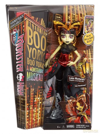 MONSTER HIGH Gwiazdy Boo Yorku Luna Moth