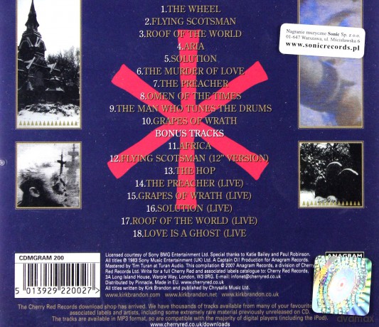 Spear Of Destiny: Grapes Of Wrath [CD]