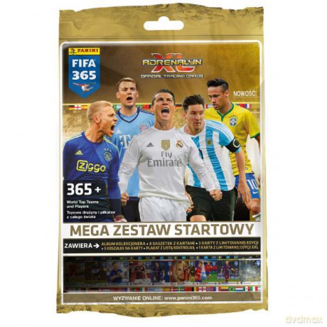PANINI FIFA 365, mega zestaw startowy [KARTY]