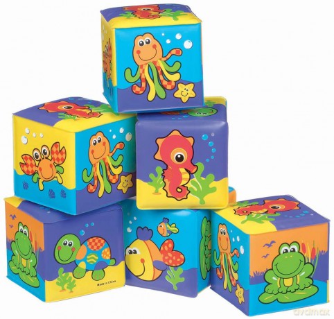 PLAYGRO Miękkie klocuszki [KLOCKI]
